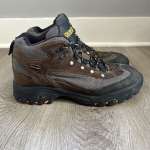 Guide Gear Hiking Boots Mens 11 Brown Black Leather Upper Outdoor Trail Shoes